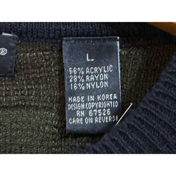 Northern Isles Men's Sweater Size Large Lightweight Acrylic Rayon Nylon - Picture 5 of 5